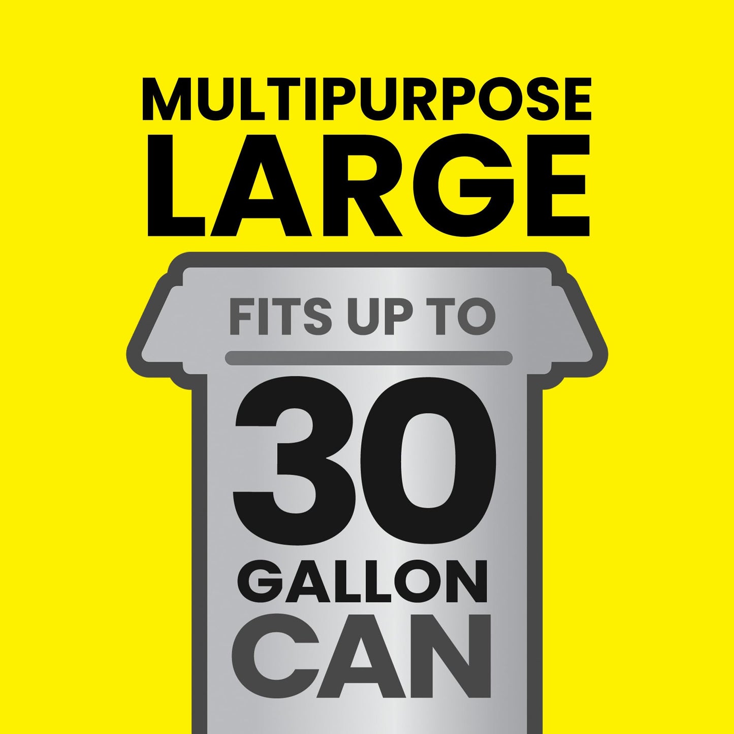 Glad 30 Gallon ForceFlex Drawstring Trash Bags