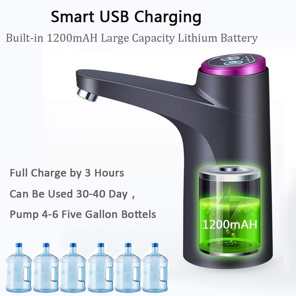 Portable Water Dispenser for 3-5 Gallon Bottles