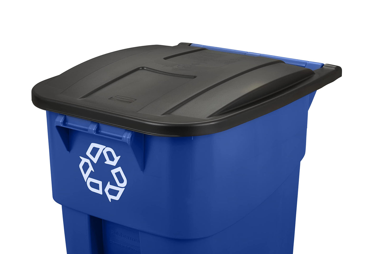 50-Gallon Rubbermaid Heavy-Duty Wheeled Recycling Bin
