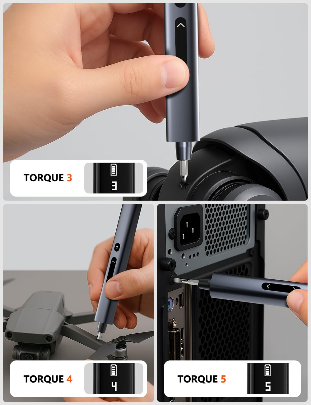 50-in-1 Electric Screwdriver Set for Electronics Repair