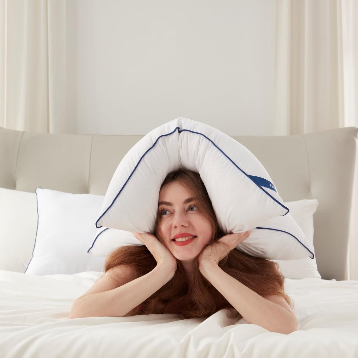 BedTreat Cooling Queen Size Down Alternative Pillows
