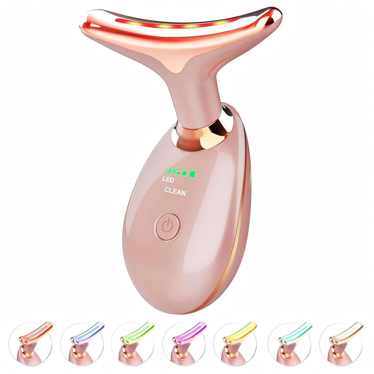 Red Light Therapy Facial and Neck Massager Tool