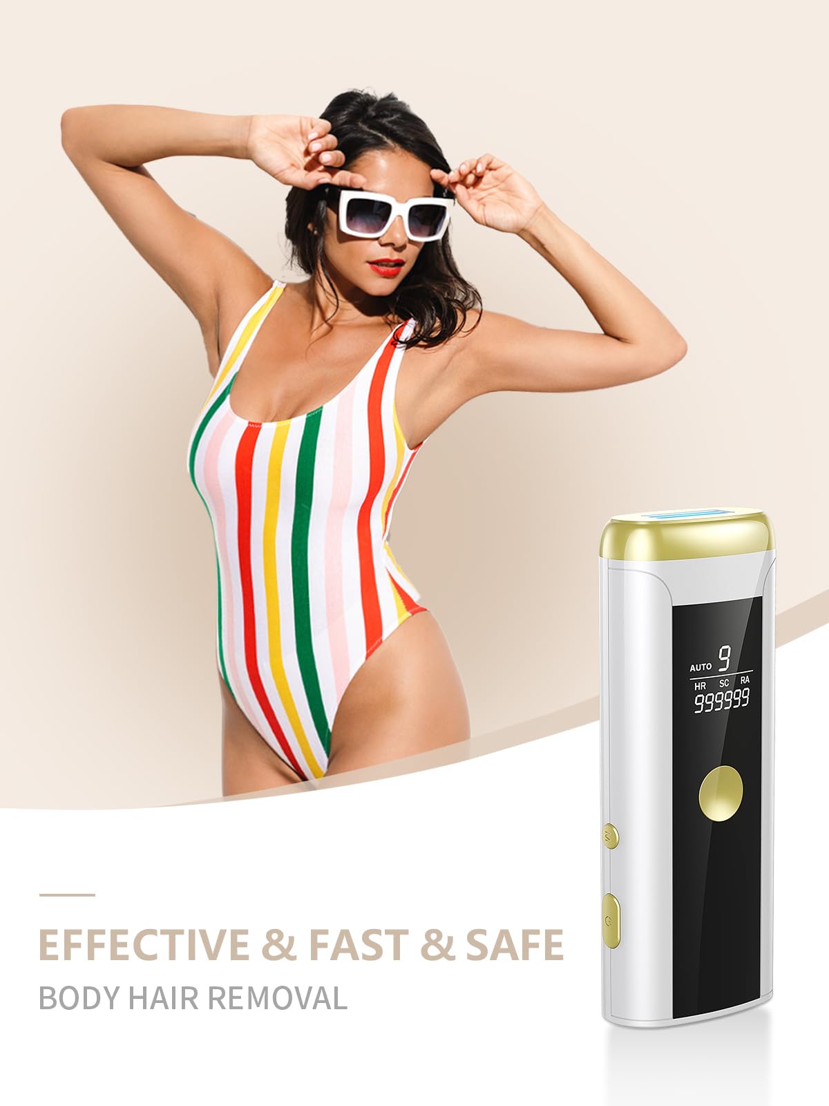 IPL Hair Removal Device for All Body Areas