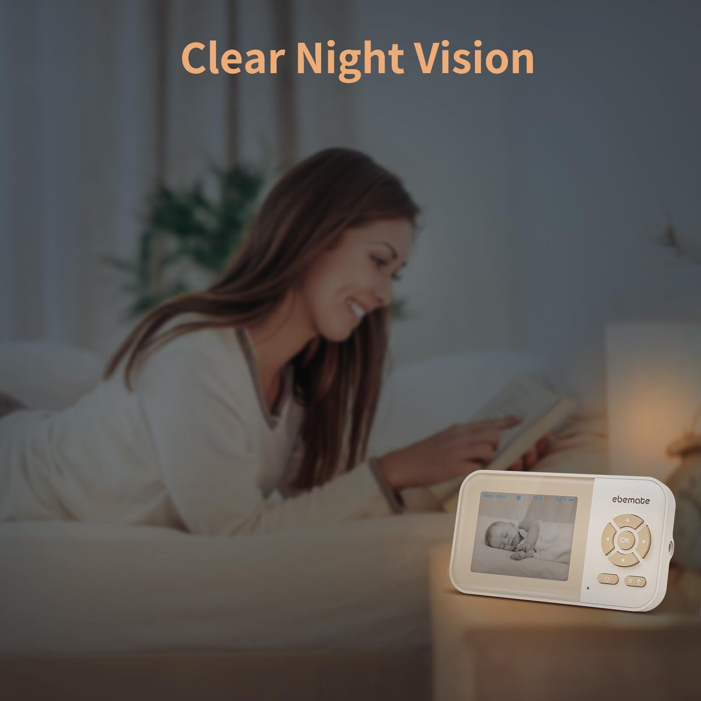 ebemate Video Baby Monitor with Night Vision