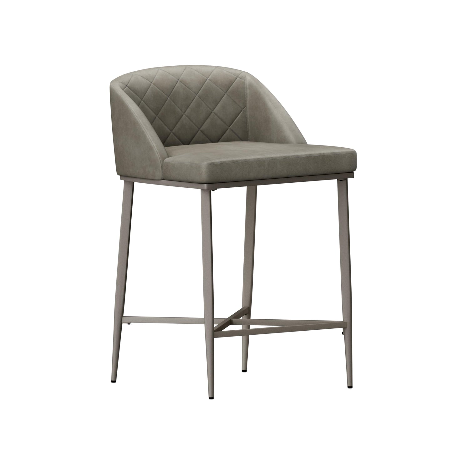 Hillsdale Phoenix Gray Counter Height Stools - Set of 2