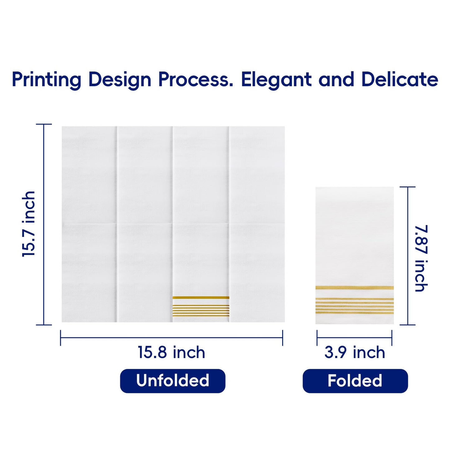 JOLLY CHEF 600 Pack 2-Ply Paper Napkins