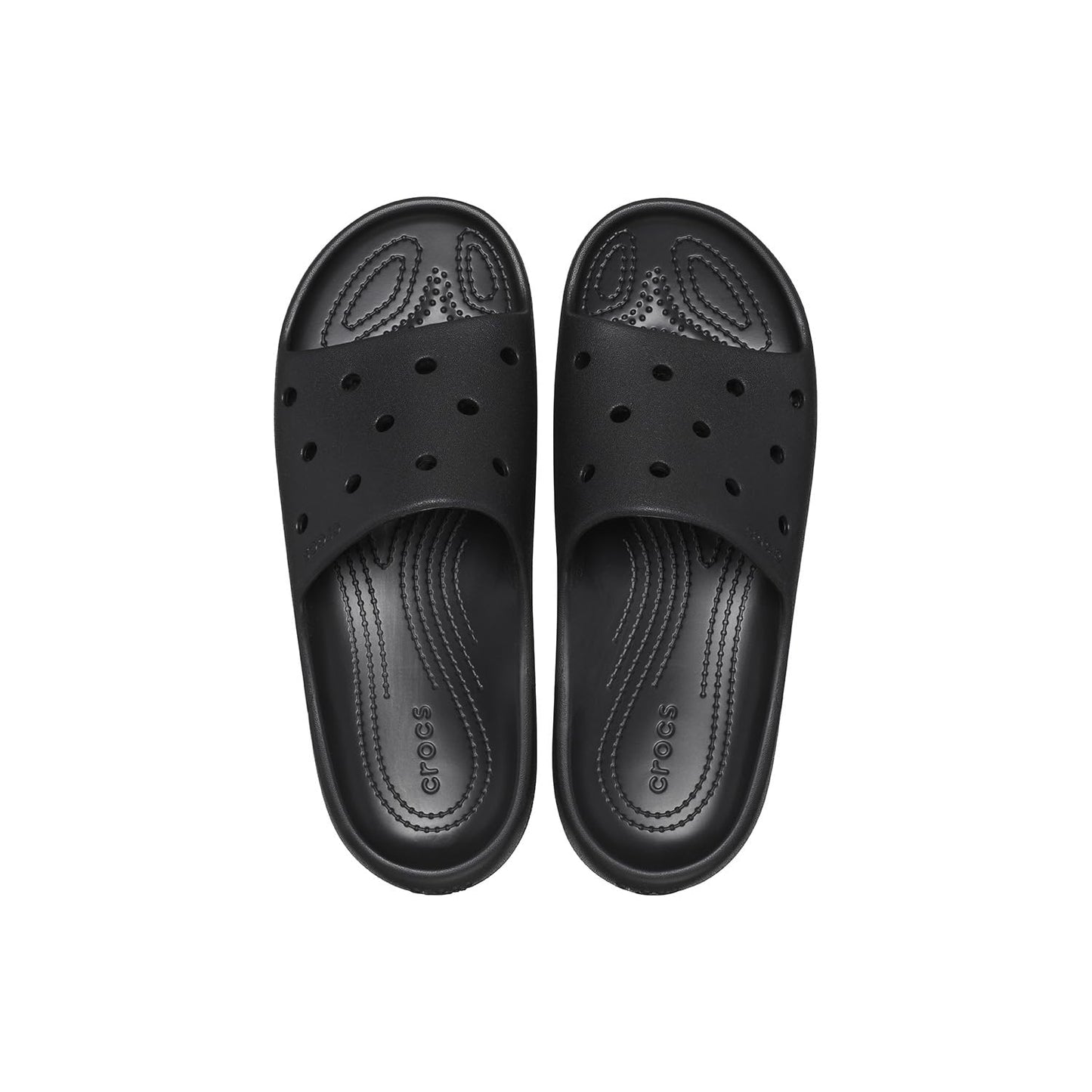 Crocs Classic Slides Unisex Sandals, Black