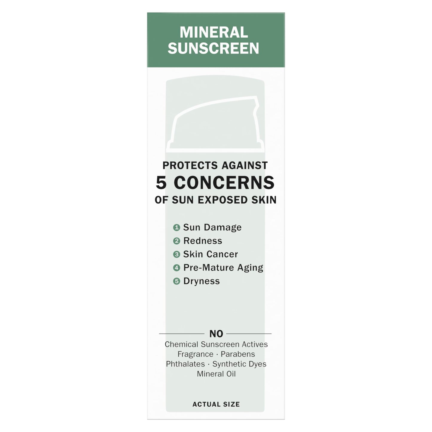 Olay Sensitive Mineral Sunscreen Zinc Oxide Sunscreen Broad Spectrum SPF 30 50 ml (1.7oz)