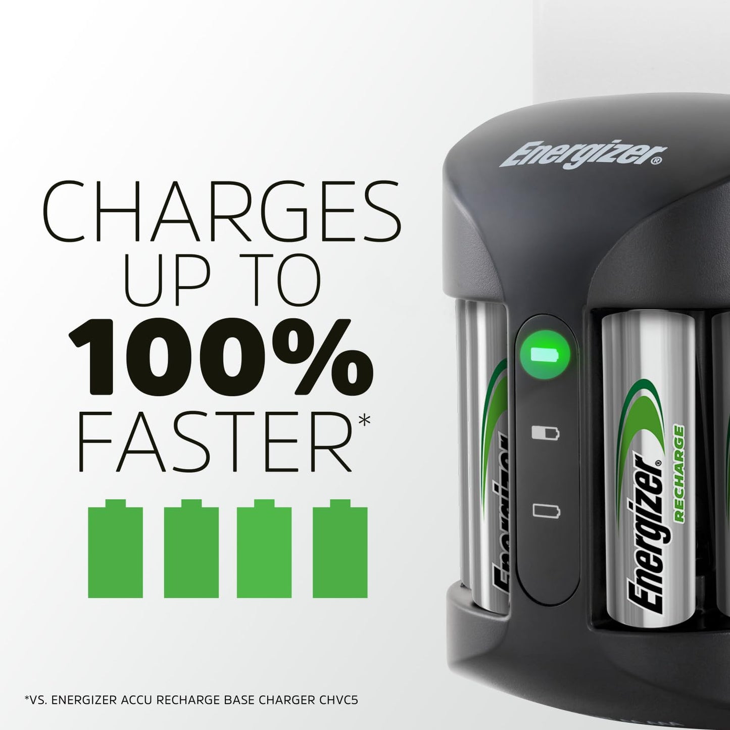 Energizer Recharge Pro AA/AAA Battery Charger with Batteries