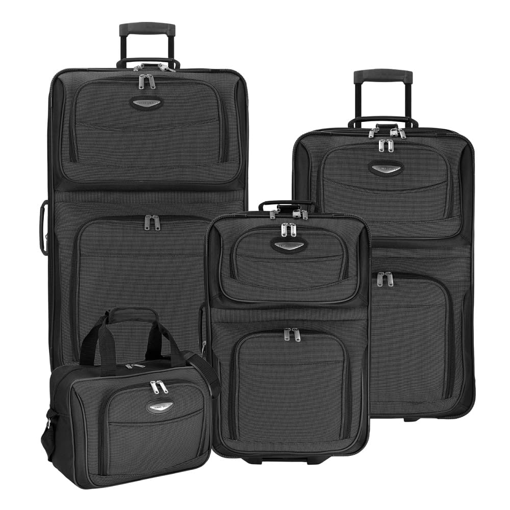 4-Piece Rolling Luggage Set by Travel Select