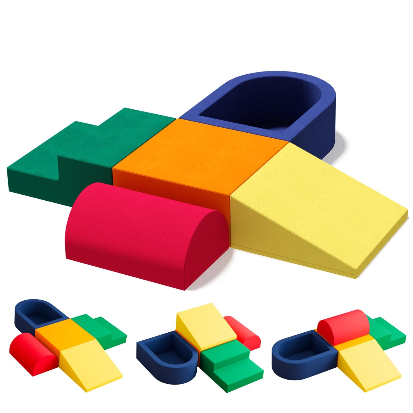 5-Piece Foam Climbing Blocks for Toddlers