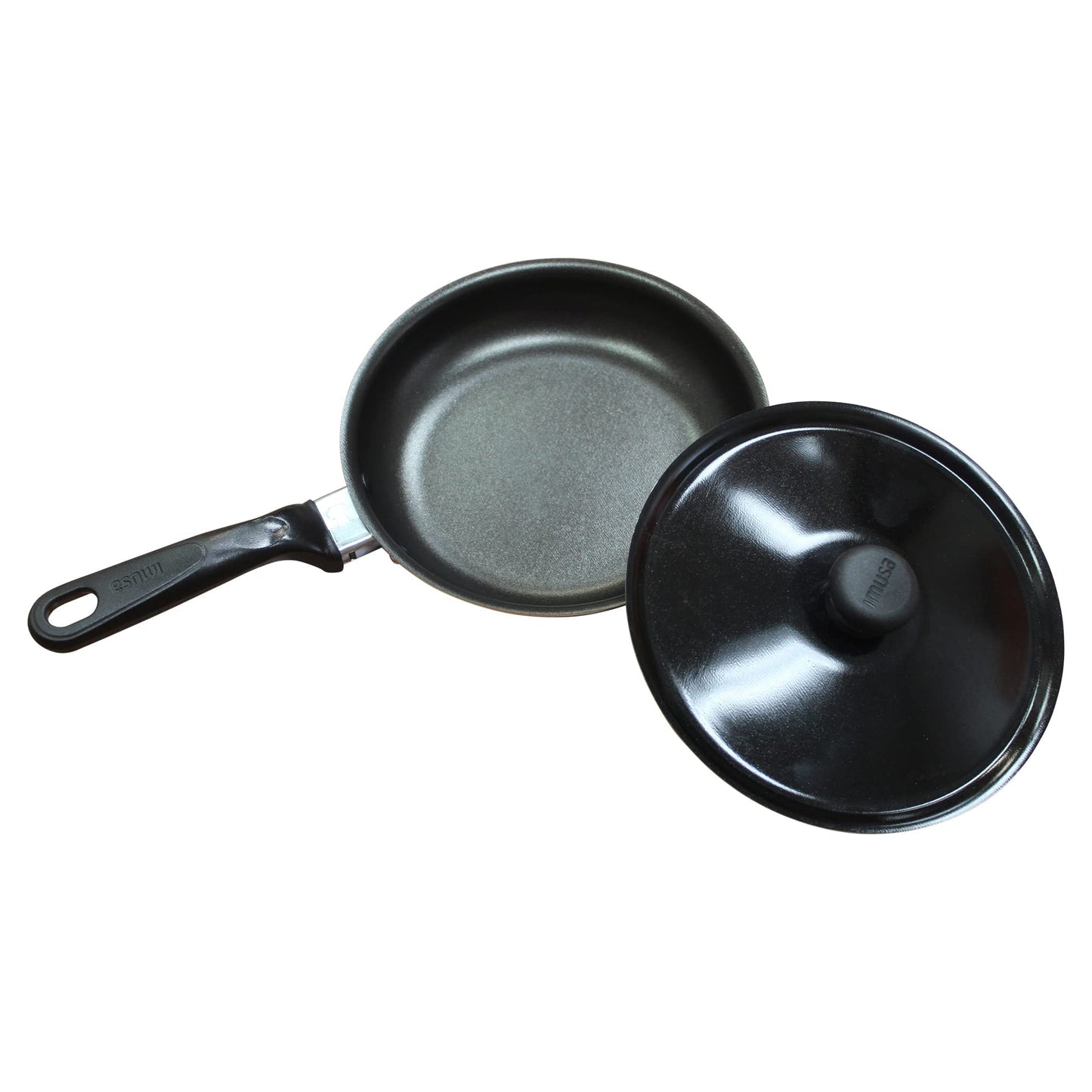 Imusa Casserole with Lid and Handle, STD, Black, Red or Blue (pack of 1)