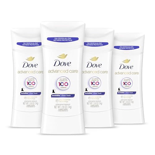 4 Pack Dove Advanced Care Antiperspirant Deodorant Stick