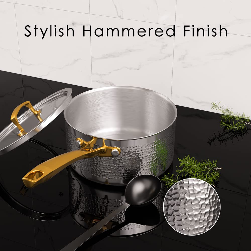 Tri-Ply Stainless Steel Pots and Pans Set