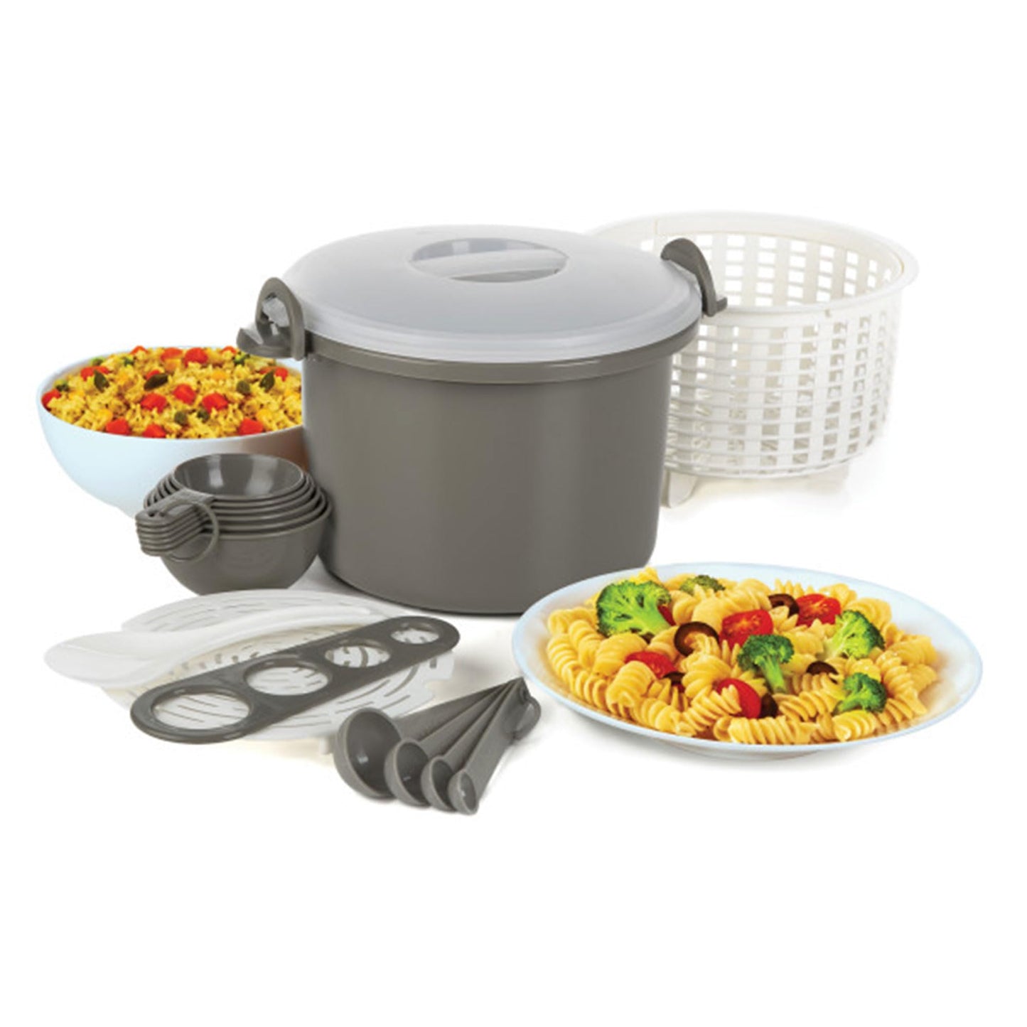 Progressive Microwaveable Rice and Pasta Cooker Set