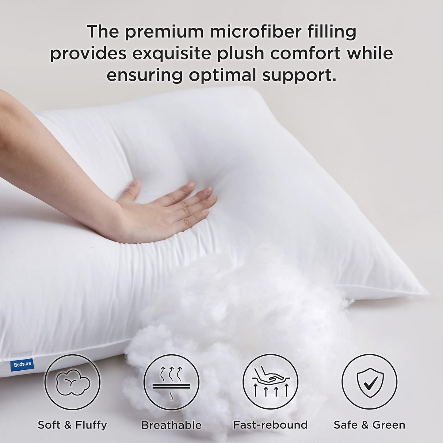 Bedsure Queen Pillows Set of 2 for Sleeping