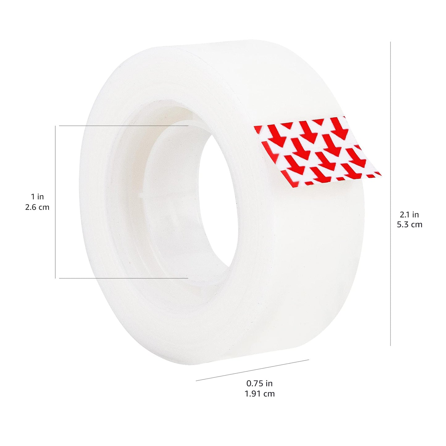 6 Pack Amazon Basics Matte Finish Tape