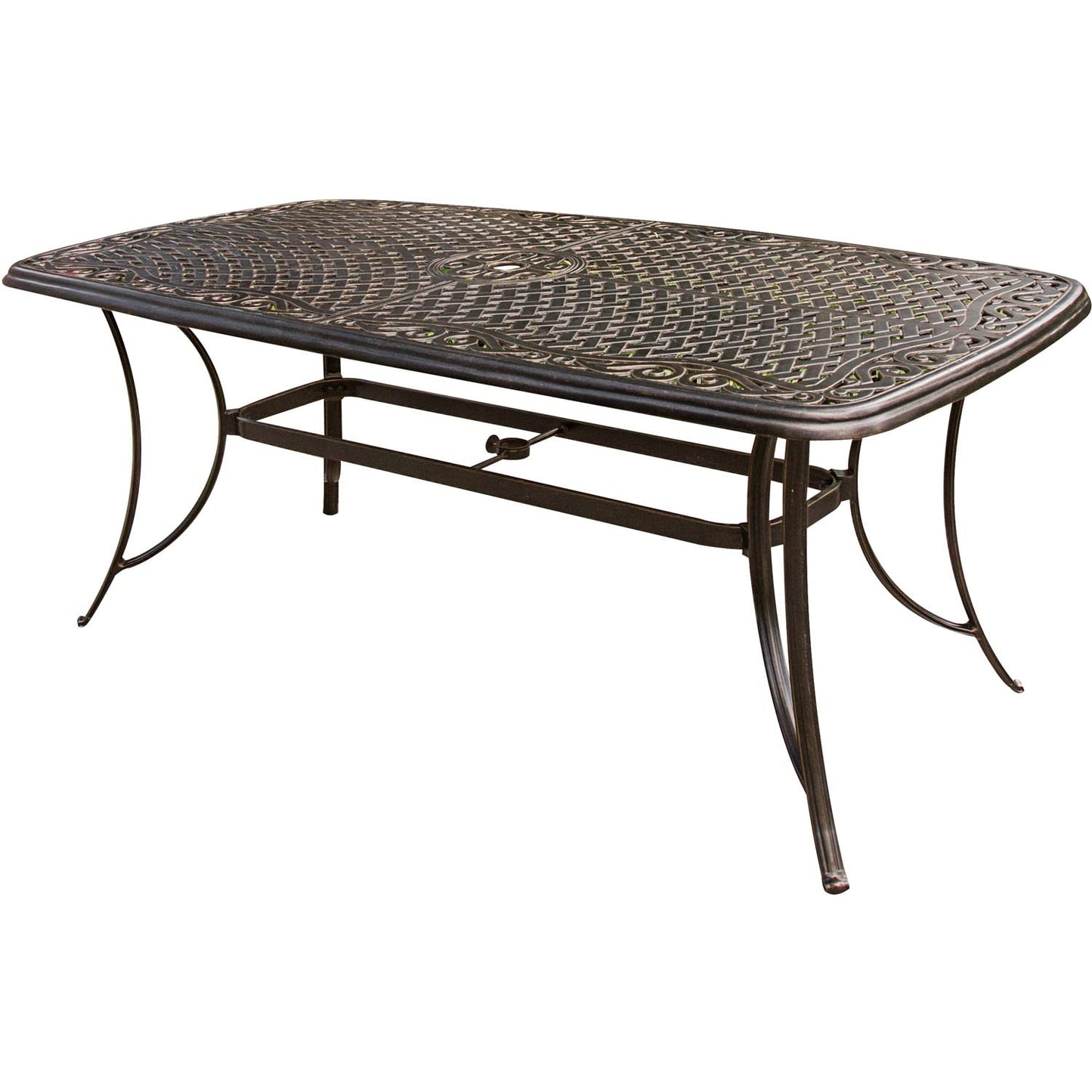 Hanover 7-Piece Outdoor Dining Set with Swivel Rockers