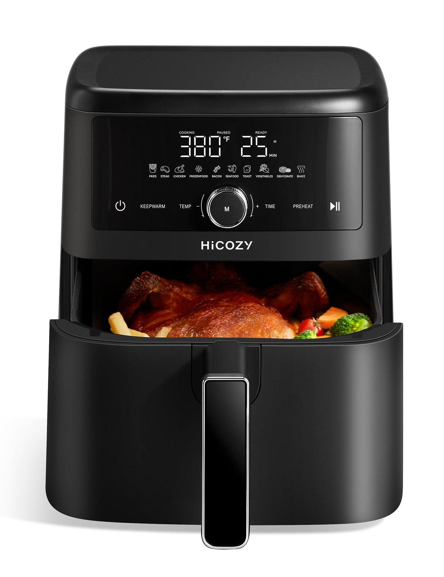 HiCOZY 10-in-1 6QT Air Fryer with Flash Crisp