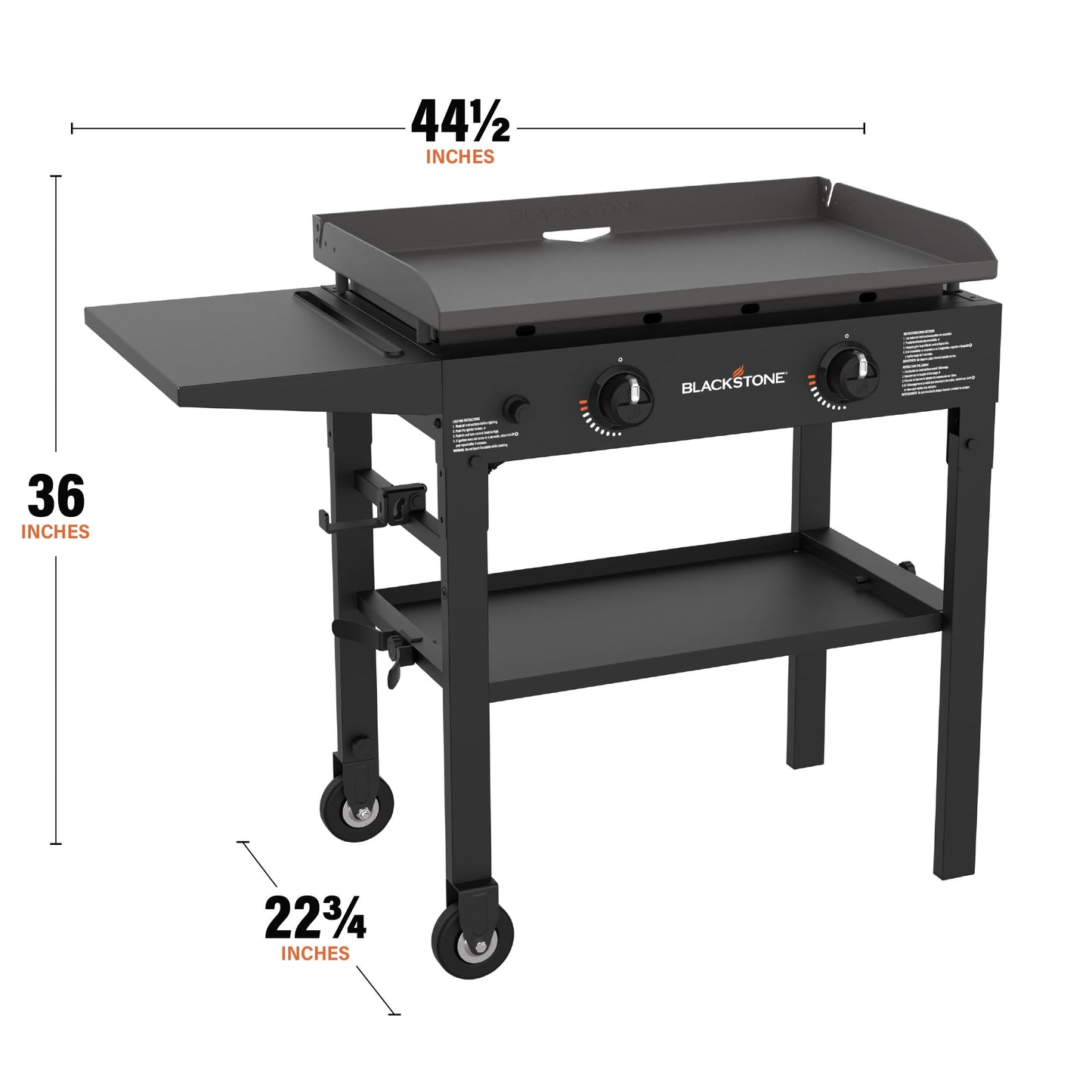 BLACKSTONE 2-Burner Gas Griddle for Outdoor Cooking