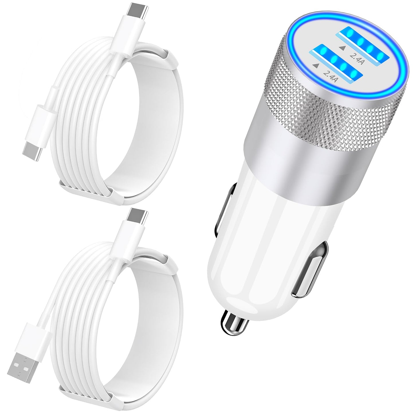 iPhone 16 Fast Car Charger with Type-C Cables