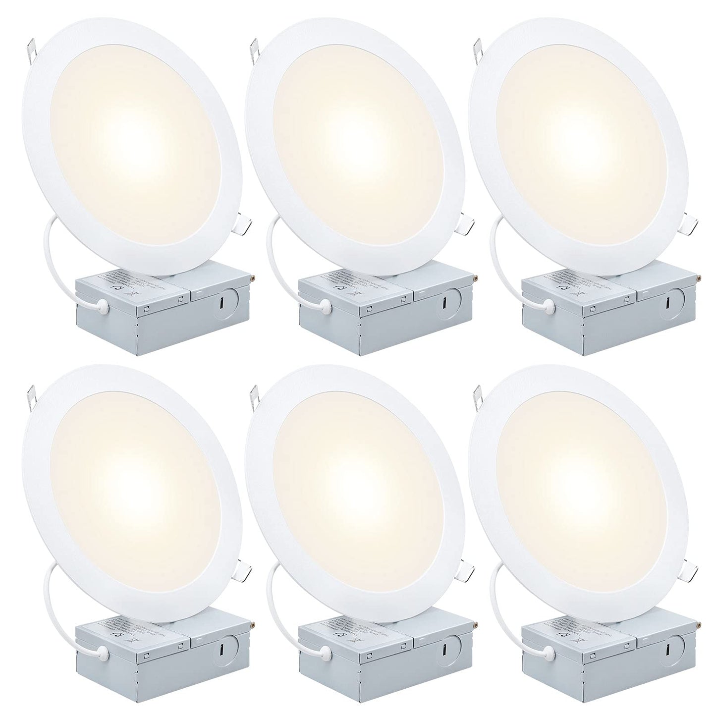 Esbaybulbs 7 Inch LED Recessed Ceiling Light 6 Pack