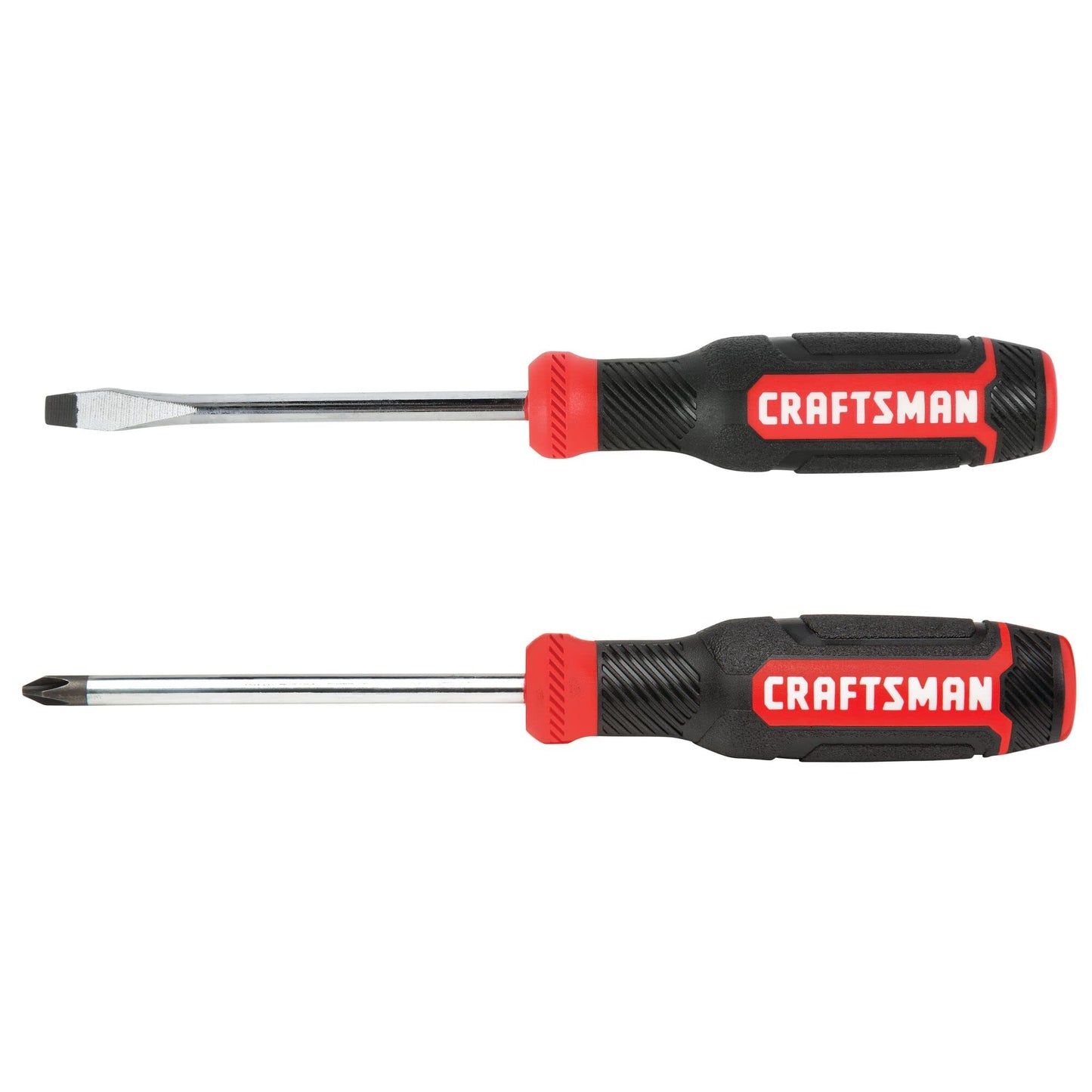 2-Piece CRAFTSMAN Screwdriver Set with Bi-material Grip