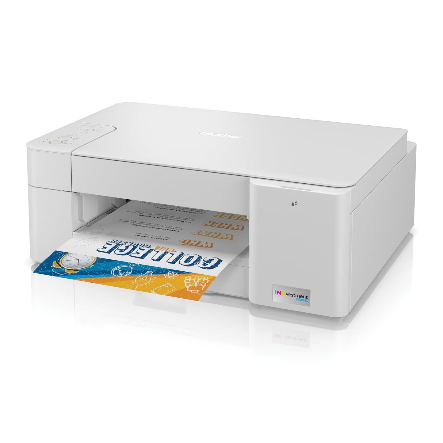 Brother Wireless Color Inkjet Printer with INKvestment