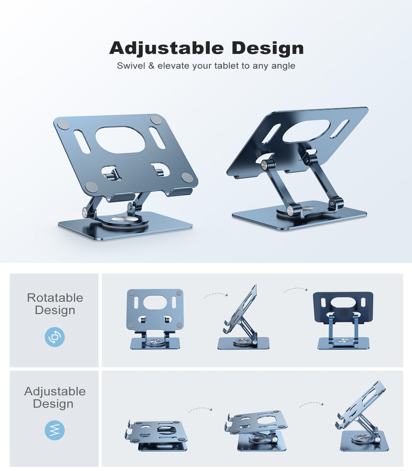 Swivel Tablet Stand for iPad Pro/Air/Mini