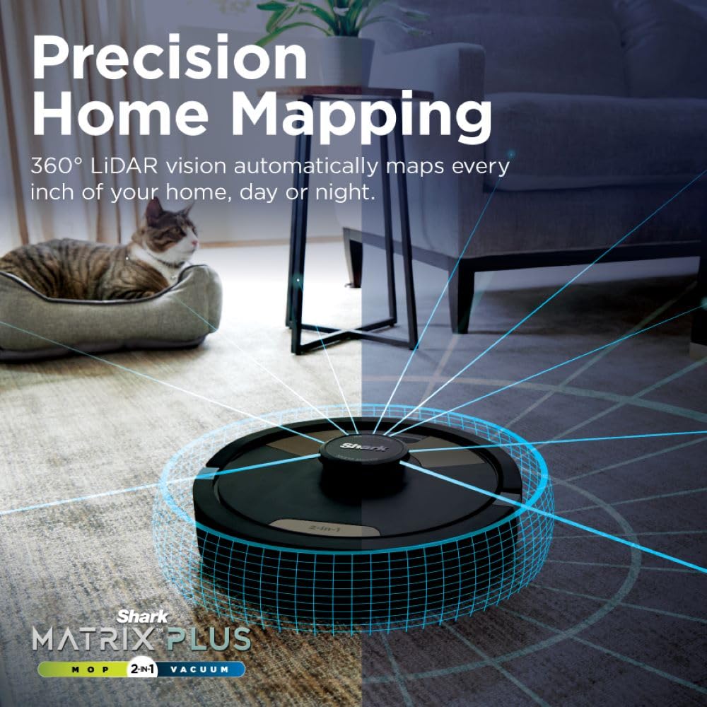 Shark Robot Vacuum & Mop Combo with HEPA