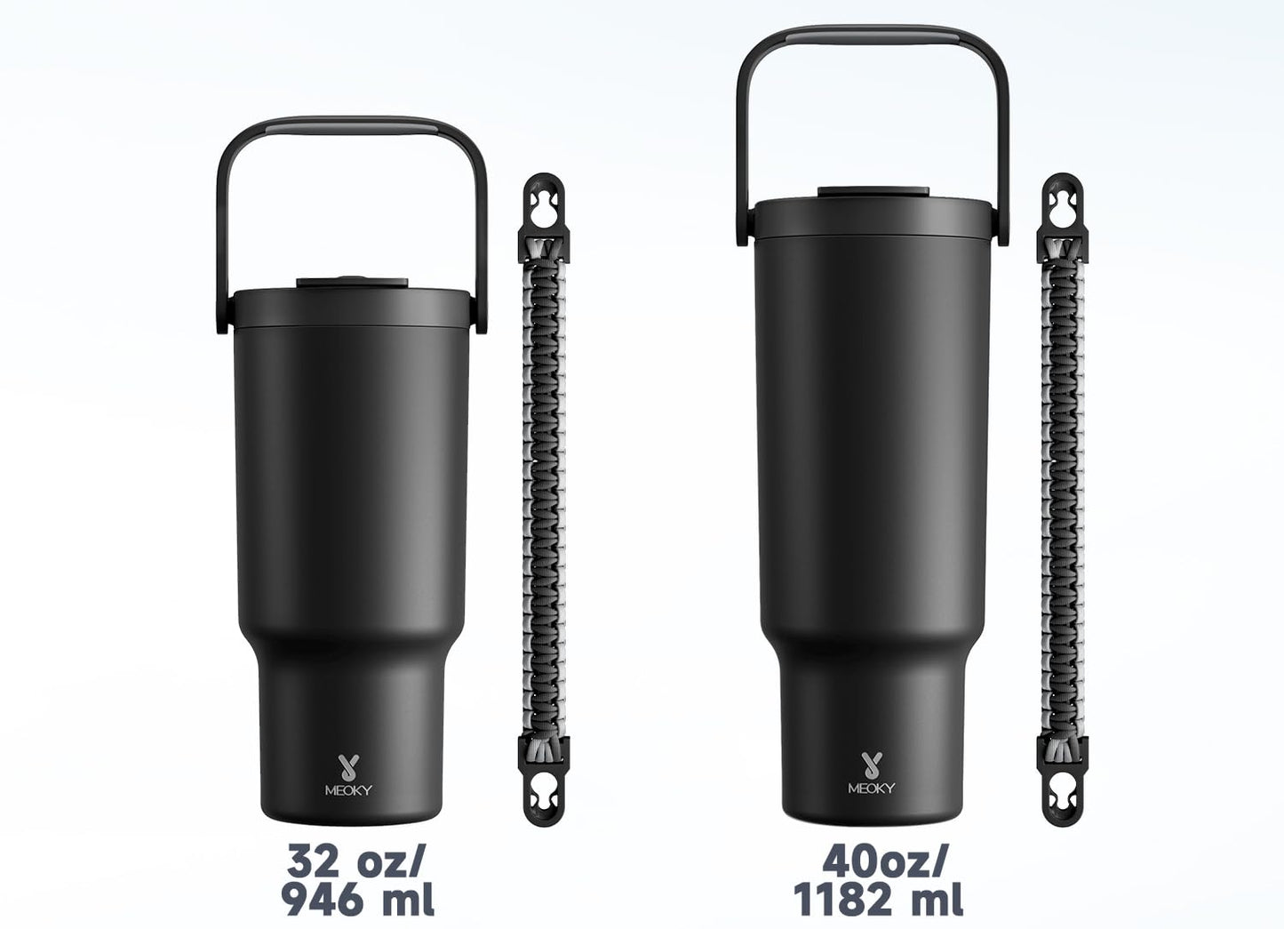 40 oz Insulated Stainless Steel Tumbler with Straw