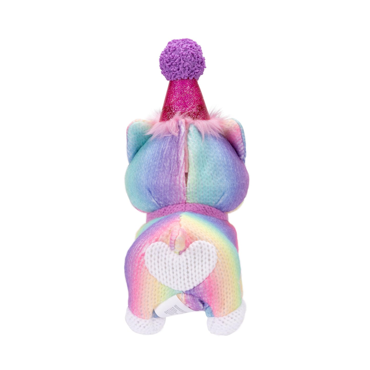 Rainbow Party Plush Toy with Music & Surprise!