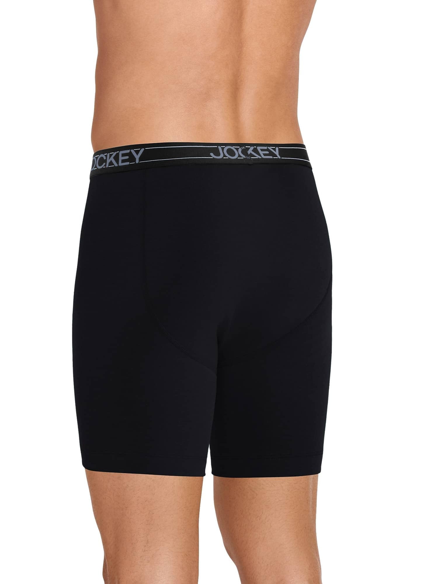 4 Pack Jockey Men's Lightweight Boxer Briefs