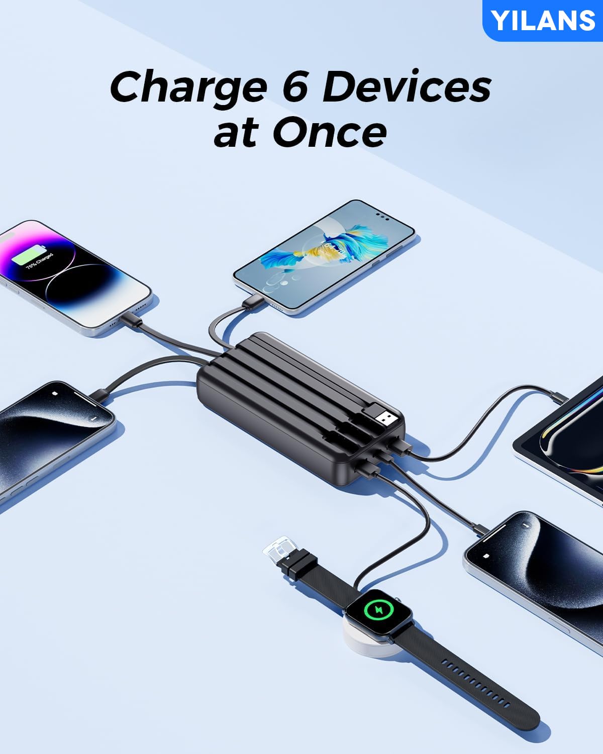42800mAh YILANS Portable Charger with Fast Charging