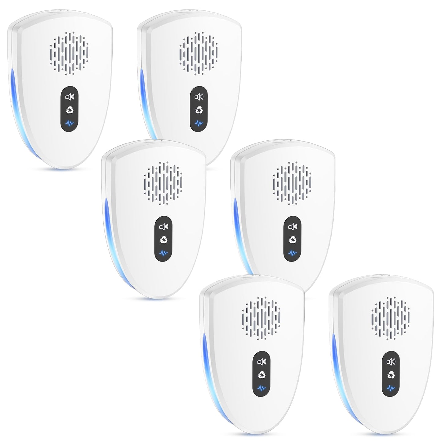 6 Pack Ultrasonic Pest Repeller for Home