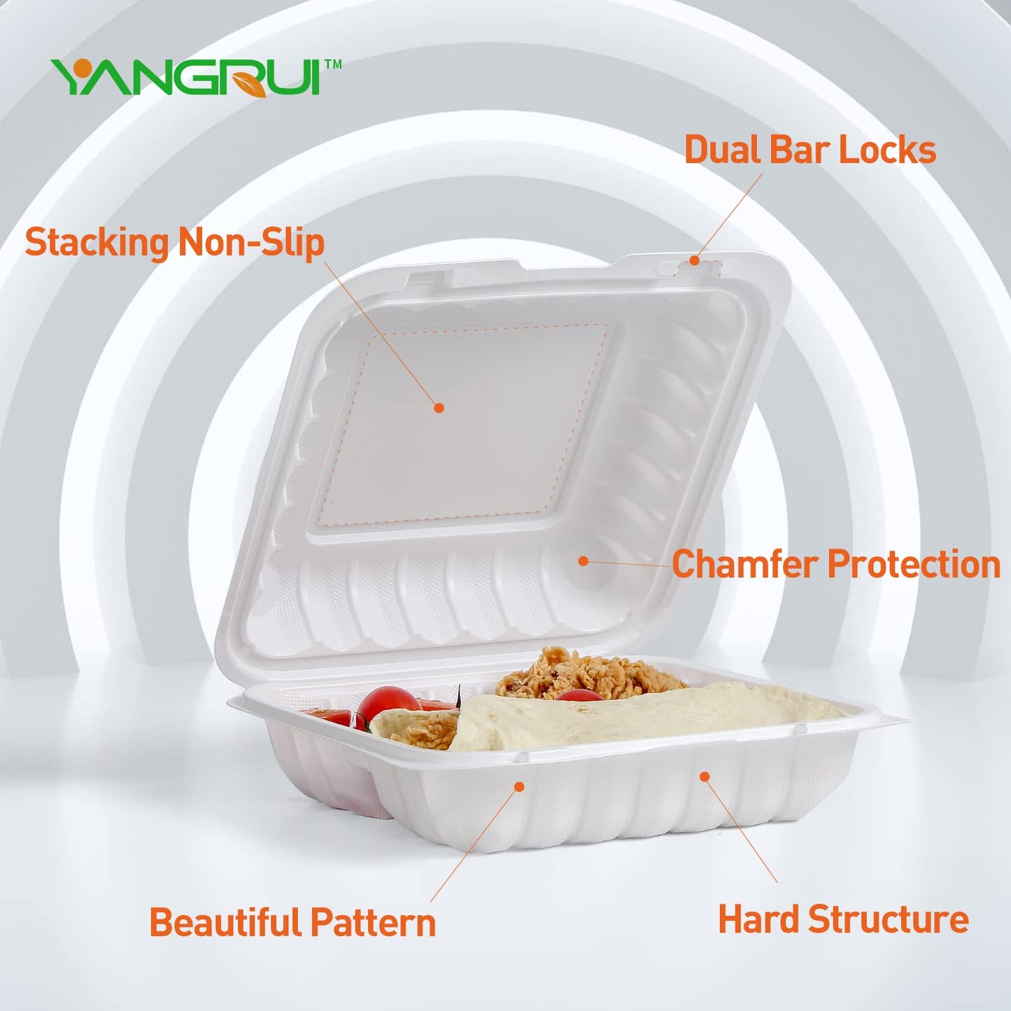 55 Pack YANGRUI Reusable Meal Prep Containers