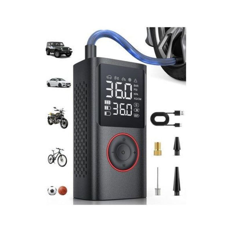 Cordless 150 PSI Portable Tire Inflator Air Compressor