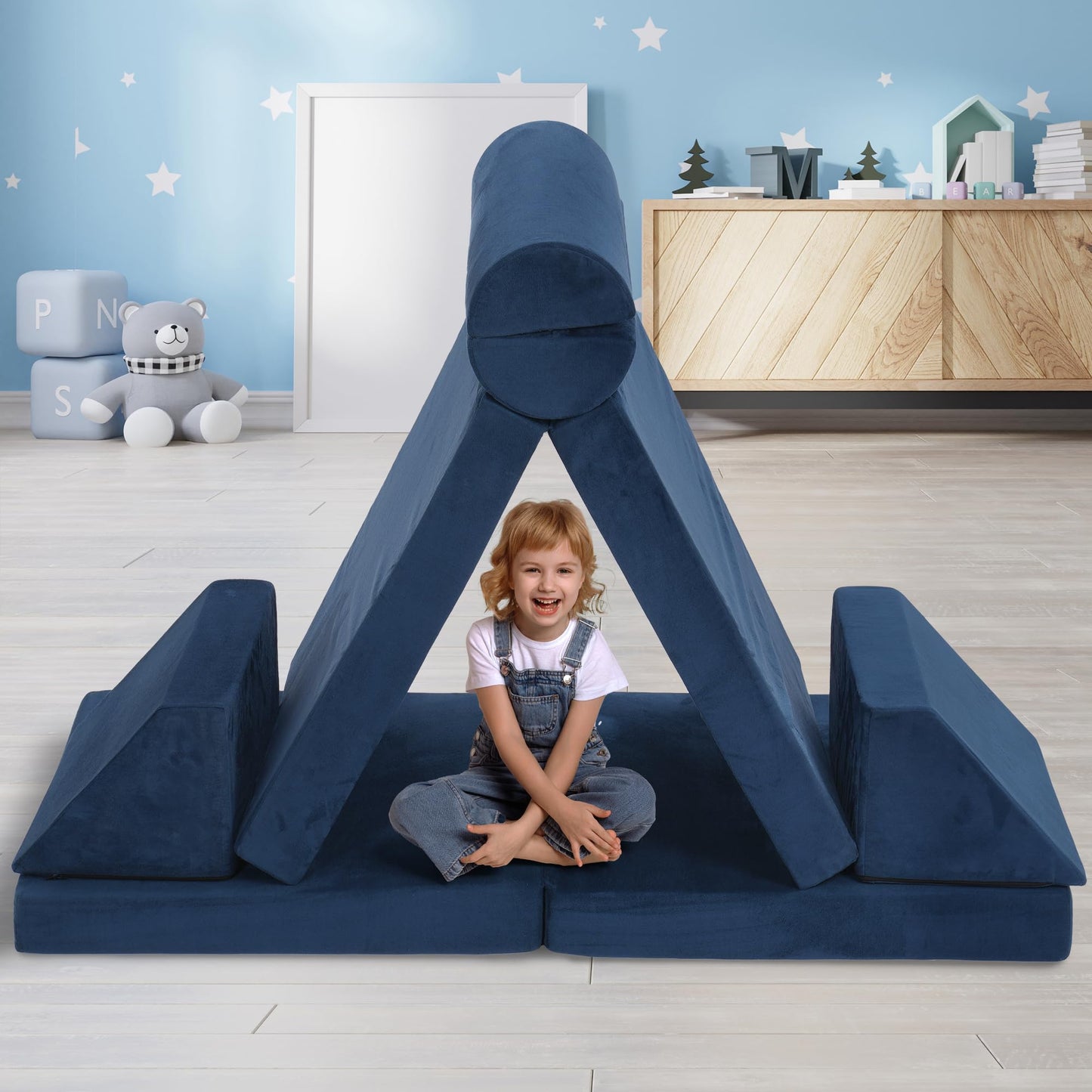 8PC Foam Kids Play Couch Set