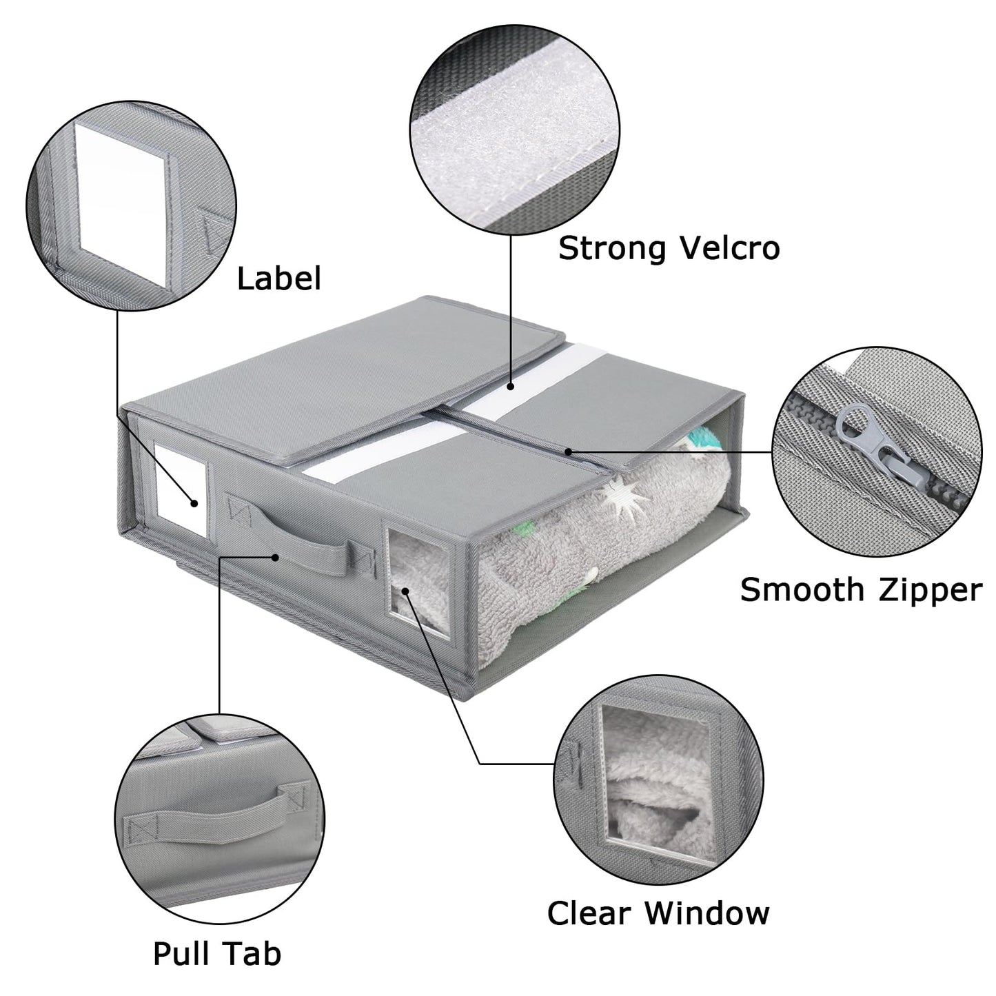 Foldable Sheet Organizers for Linen Closet Storage