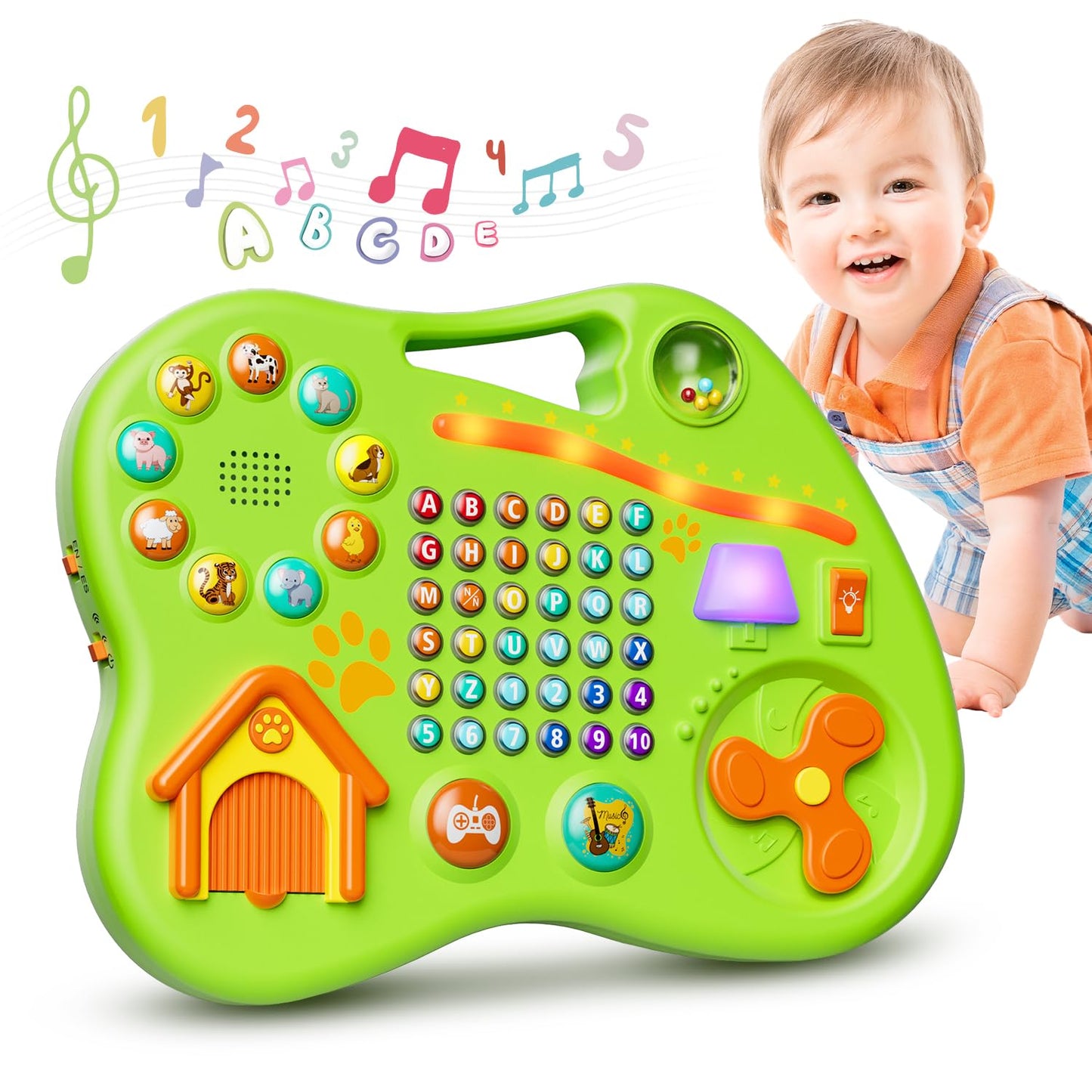 9-in-1 Montessori Musical Toy for Toddlers