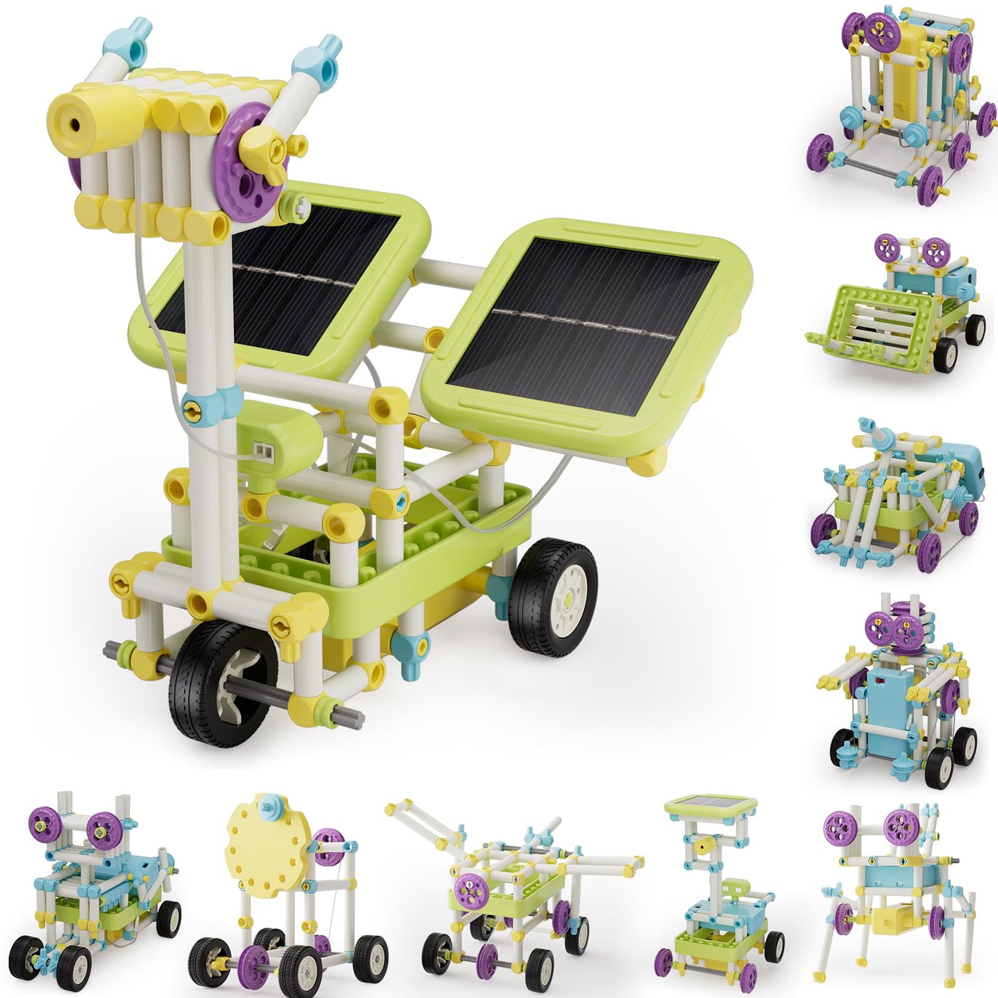 STEM Building Kit 430 Pieces for Kids