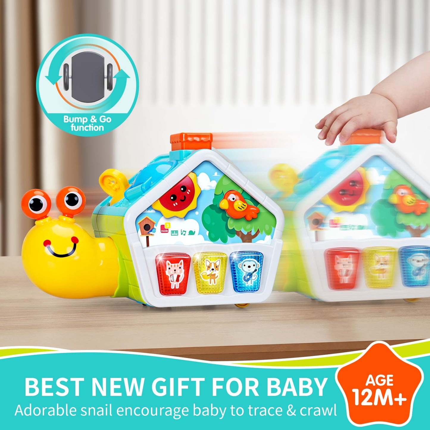 6-in-1 Activity Cube for Toddlers 1-3