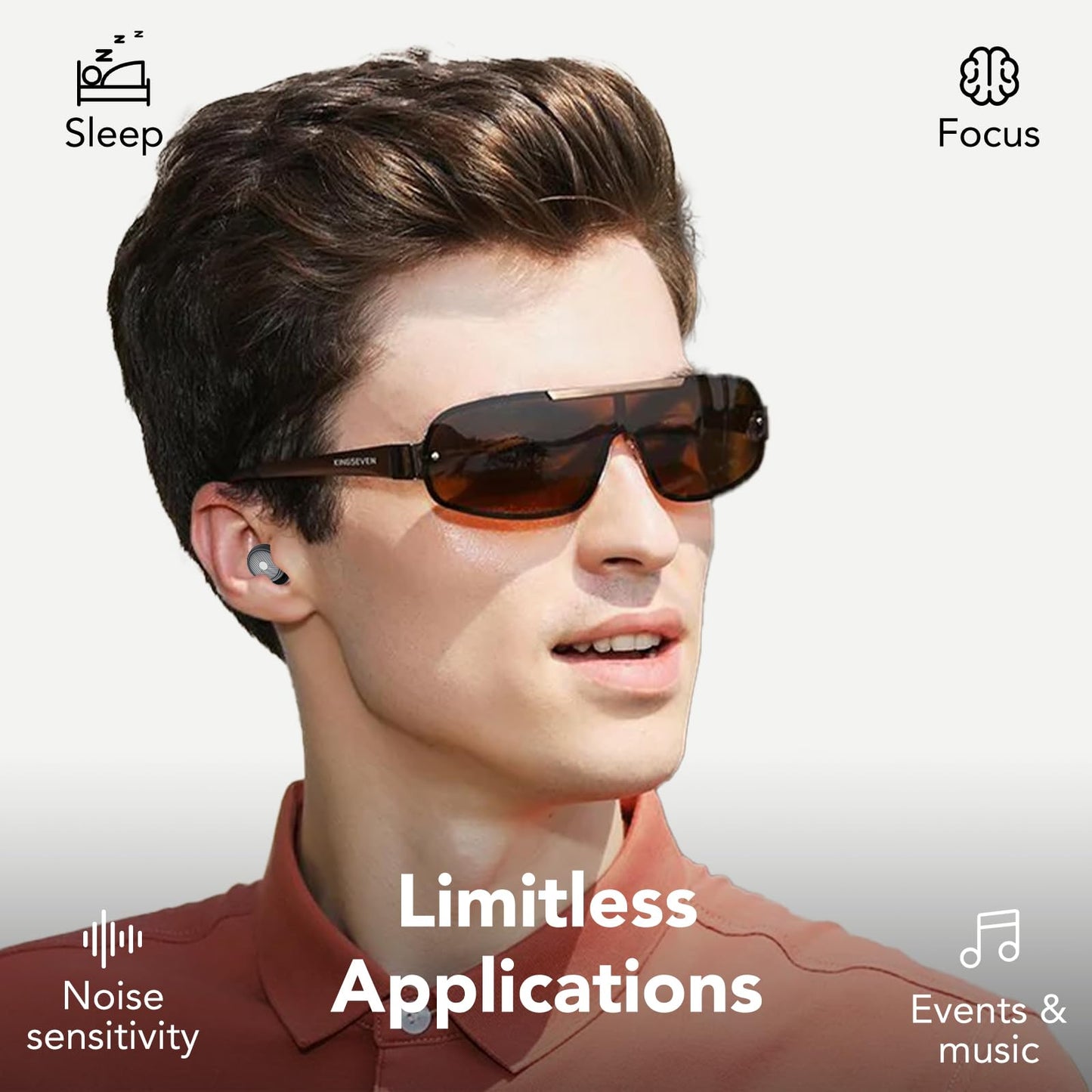 Noise Cancelling Ear Plugs with Carrying Case