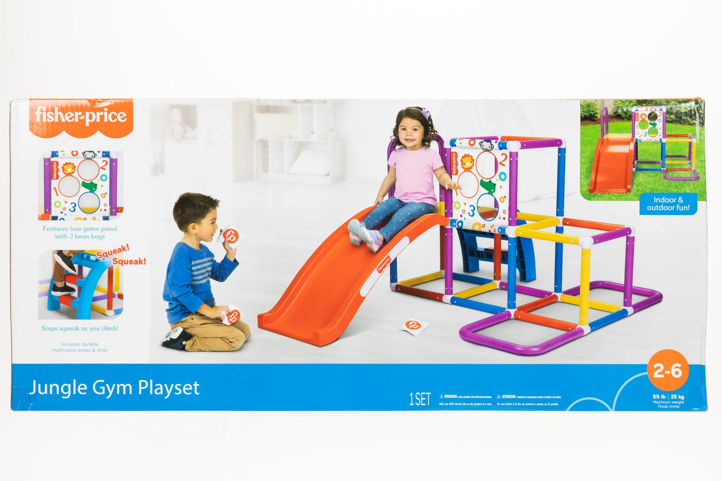 Fisher-Price Jungle Gym Play Structure with Slide