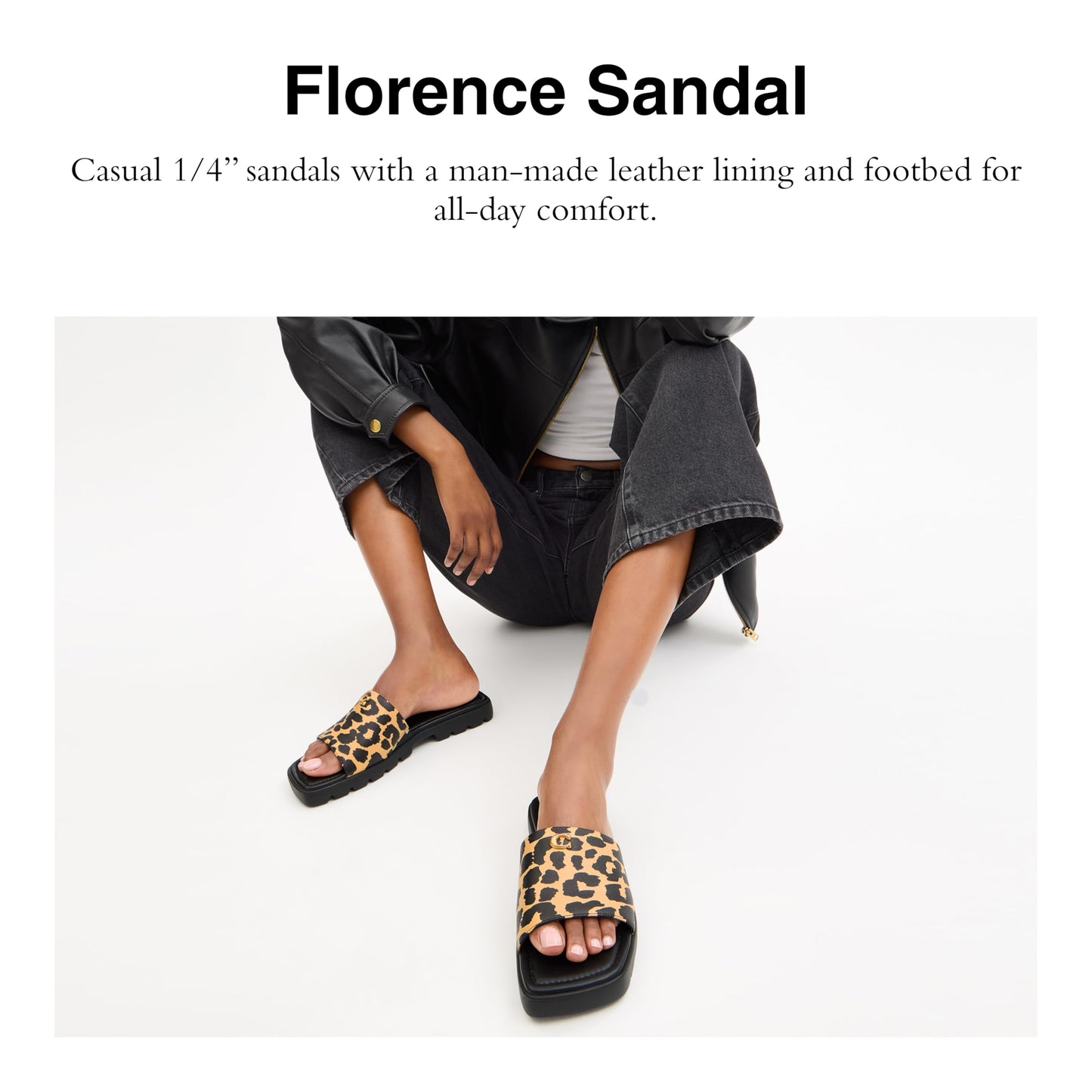 Coach Women's Florence Sandals - Size 8