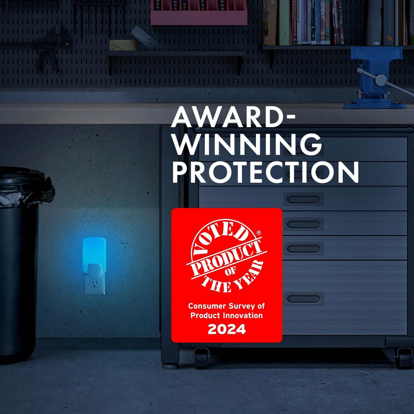 Indoor Fruit Fly Trap with Soft Blue Light