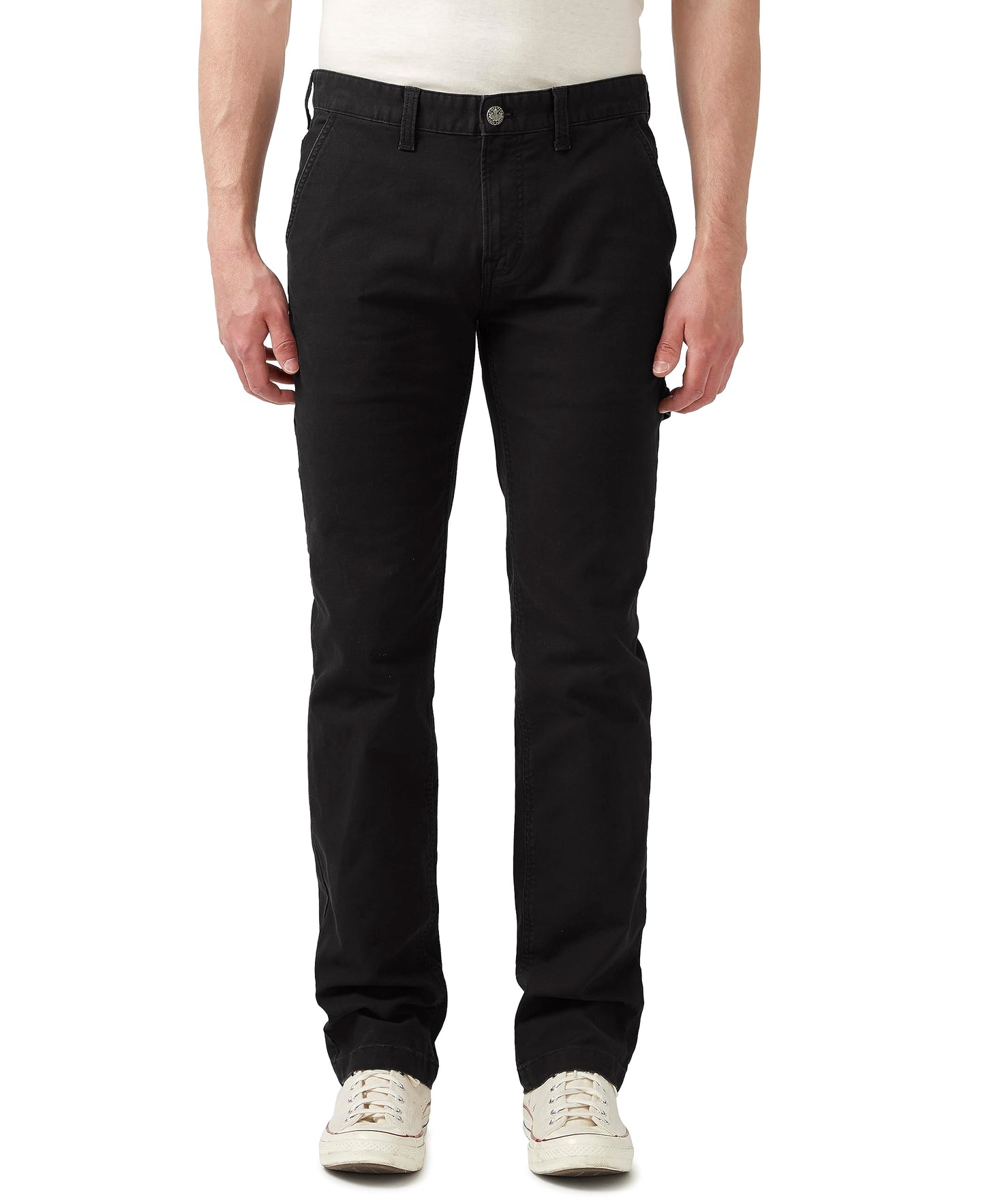 Buffalo David Bitton Men's Carpenter Pants, Black