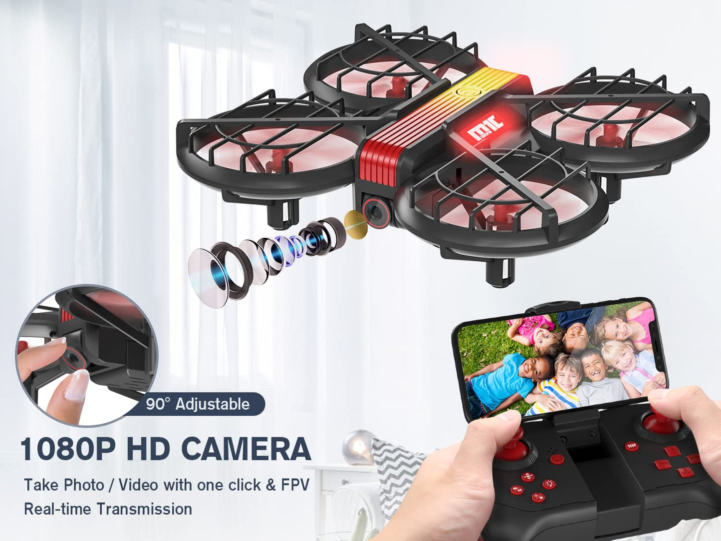 HASAKEE Mini Drone with Camera for Beginners