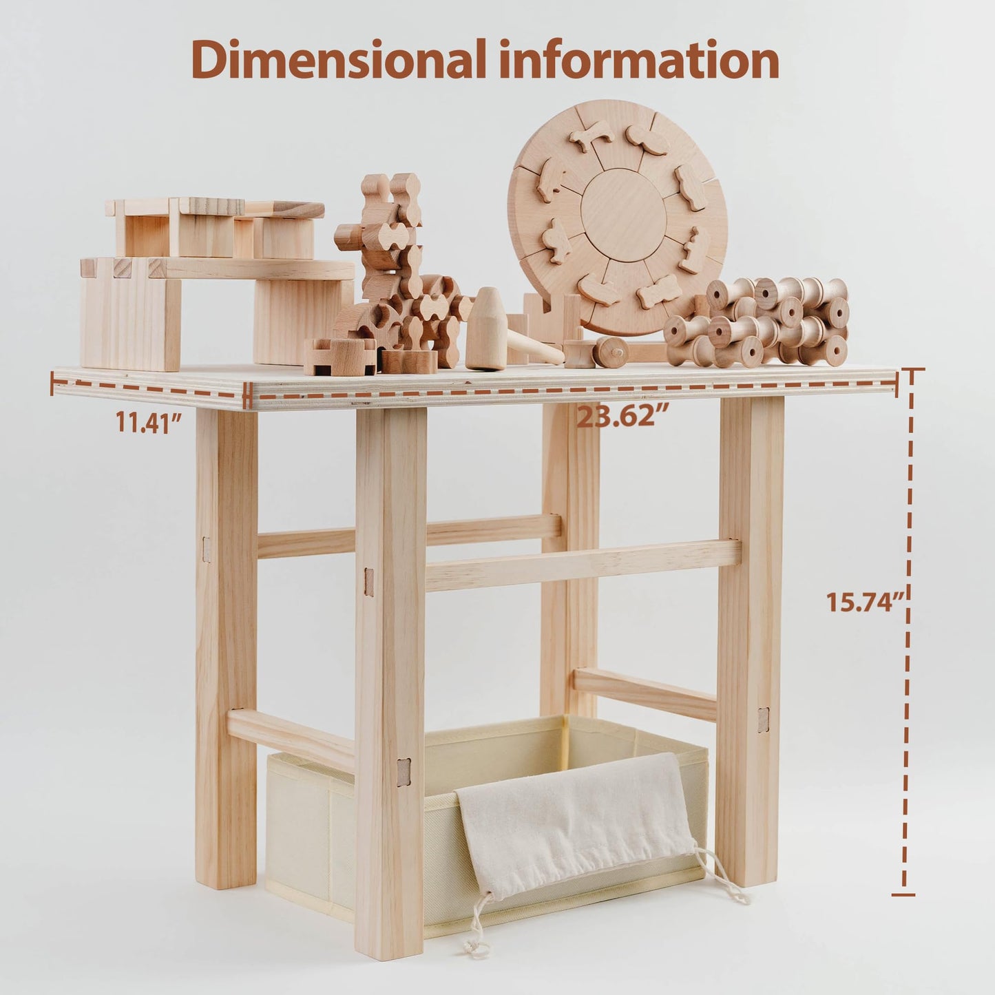 5-in-1 Kids Tool Workbench with 83 Pcs Blocks