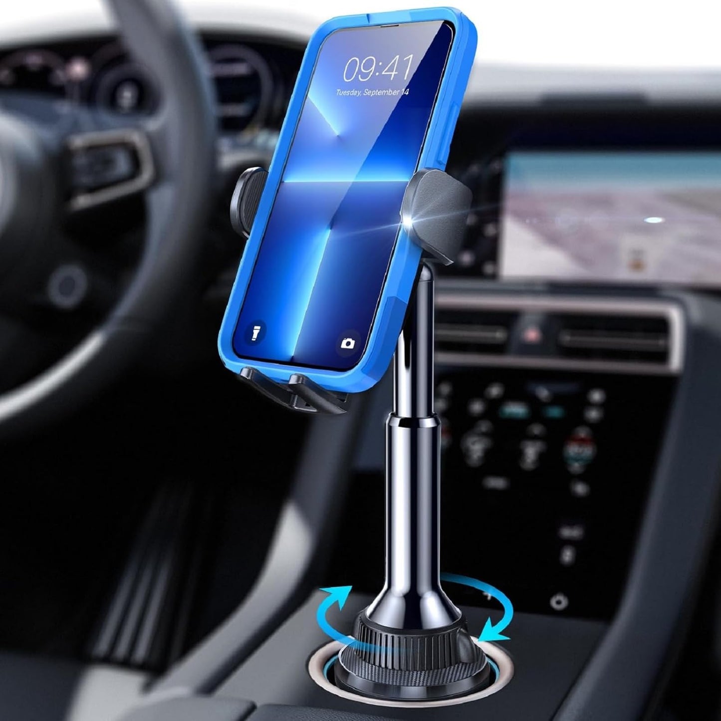 LISEN 360° Adjustable Car Phone Holder Mount
